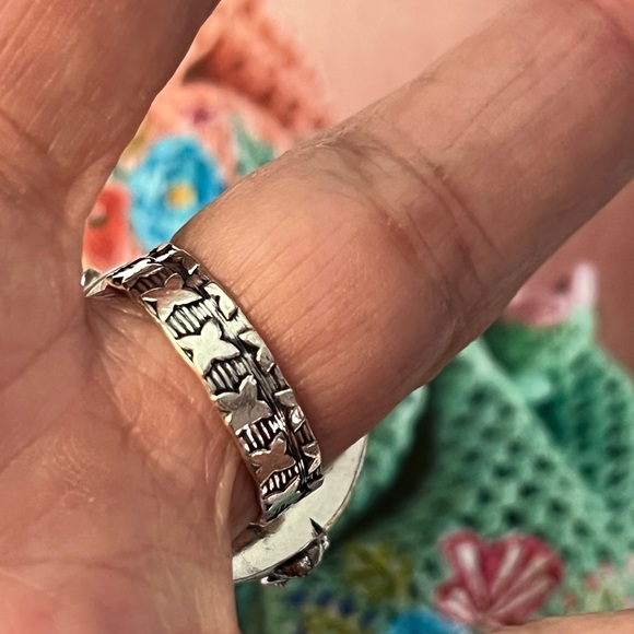 🆕️ Secret Rainbow Moonstone sterling ring - 9 - Picture 4 of 10